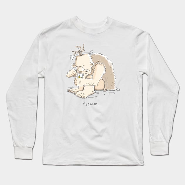 App-Man Long Sleeve T-Shirt by schlag.art